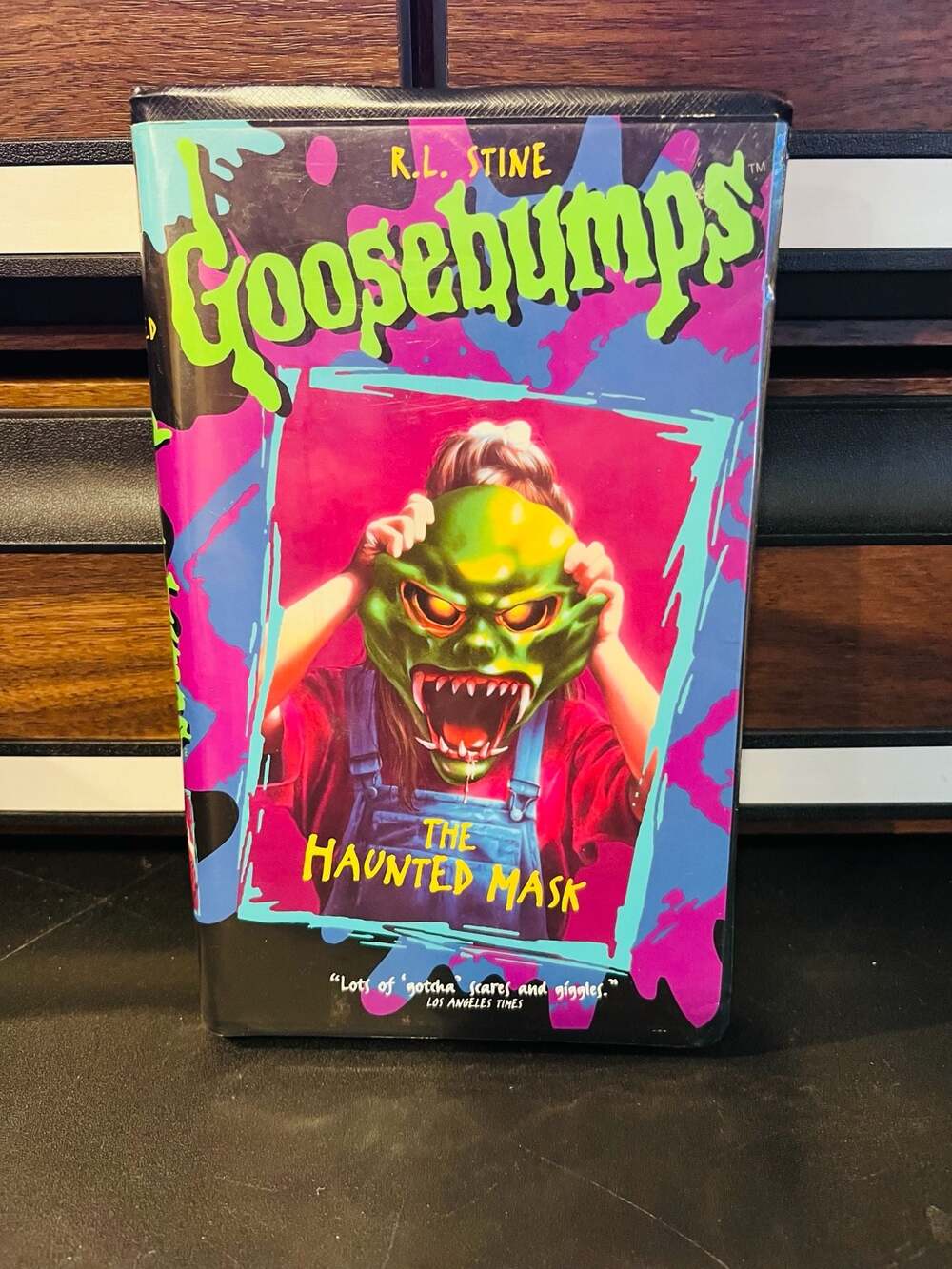 R.L. Stine's Goosebumps: The Haunted Mask VHS Tape (1996) in Clamshell Case